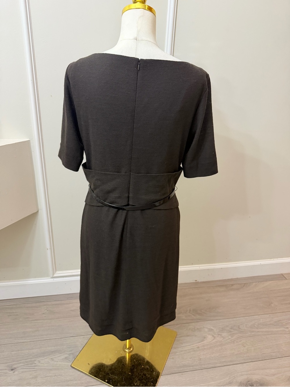 STRENESSE Black Midi Pencil Dress-Skirt with Waist Detail - Picture 6 of 9